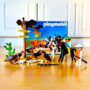COMPLETE PLAYMOBIL SET 3748 WESTERN BANDITS